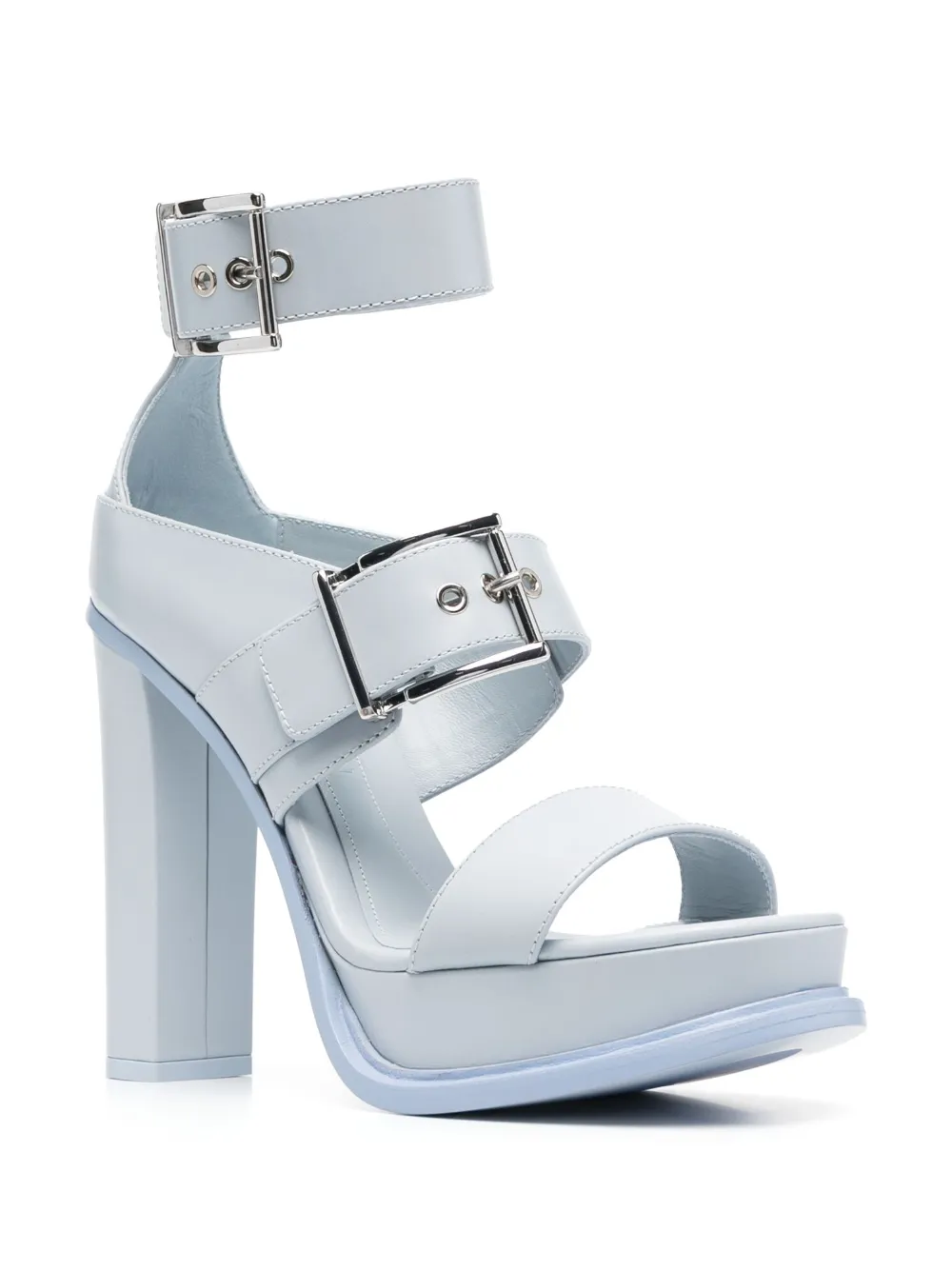 Alexander McQueen Leren sandalen - Blauw
