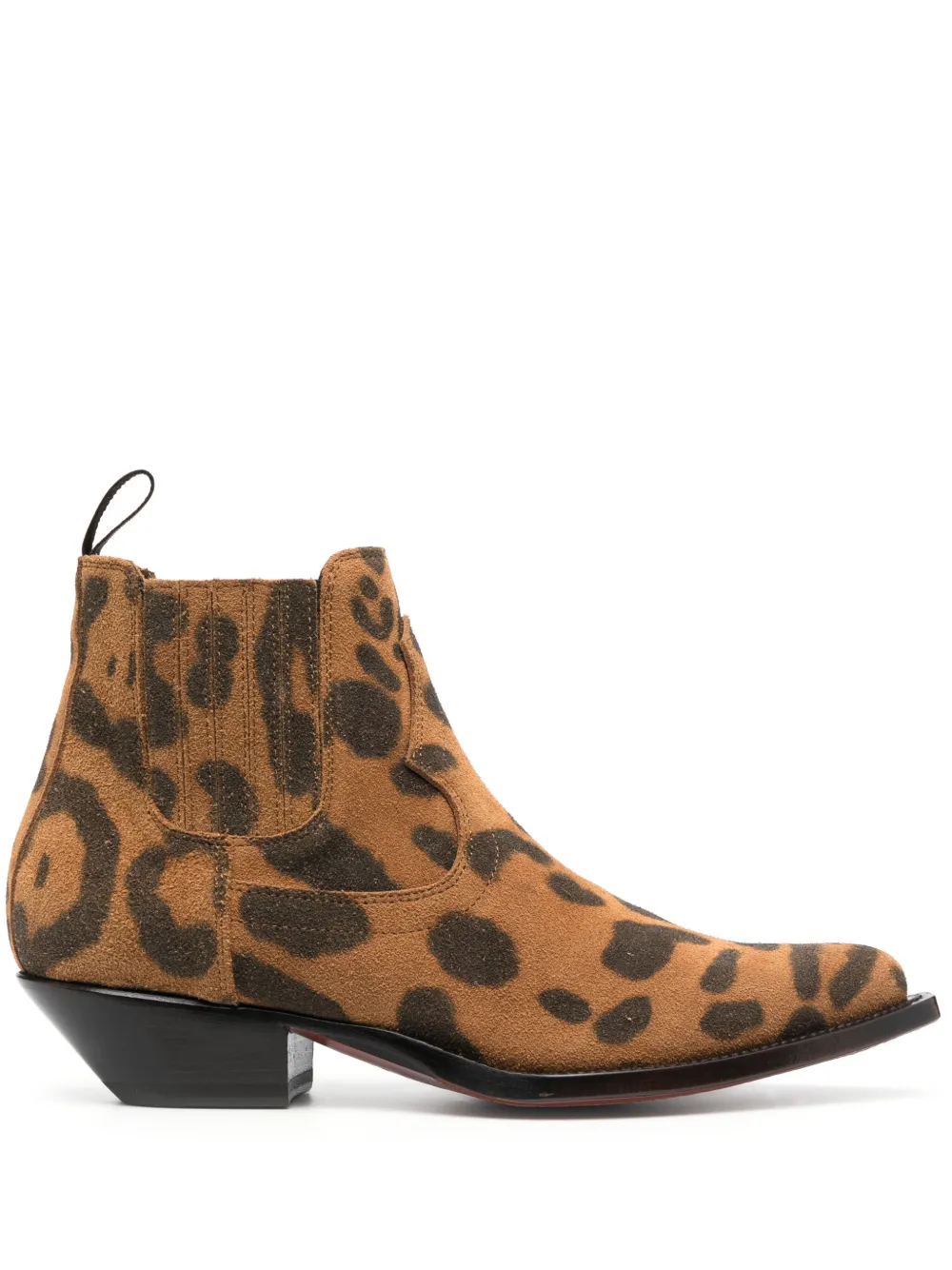Sonora leopard-print Leather Boots - Farfetch