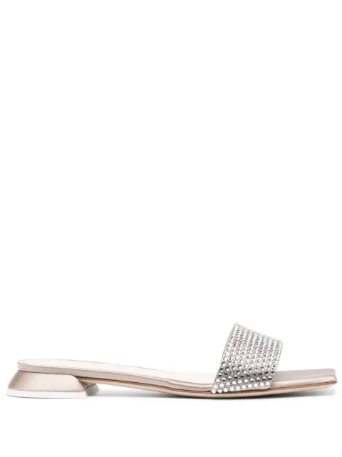 3juin rhinestone-embellished open-toe sandals