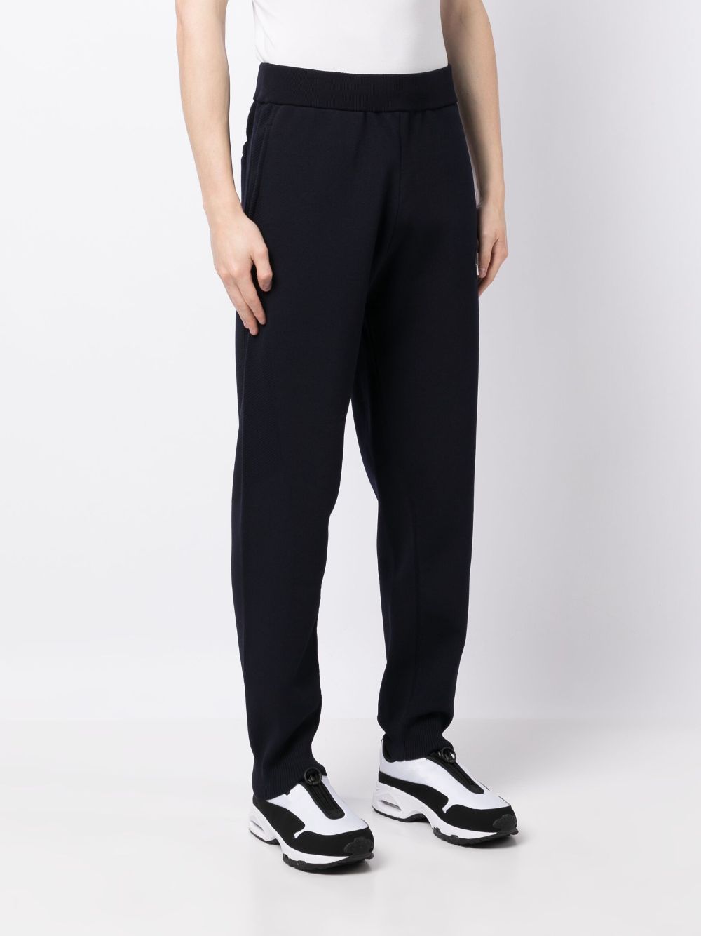 Shop A-cold-wall* Technical Logo-patch Track Pants In Blau