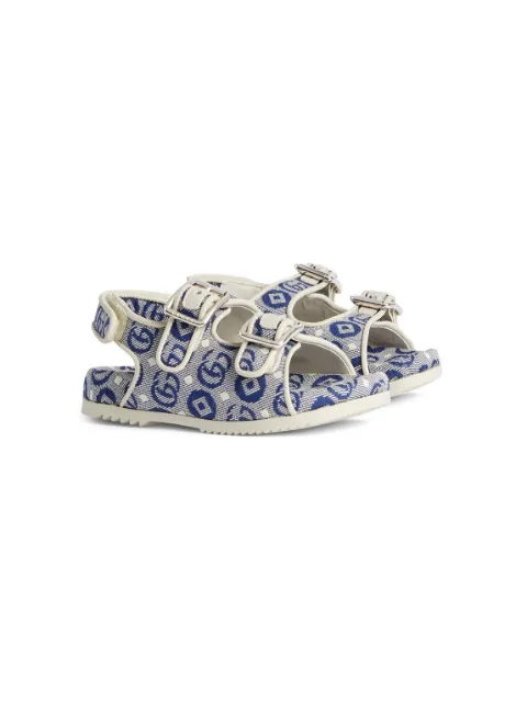 Gucci Kids all-over GG-print sandals