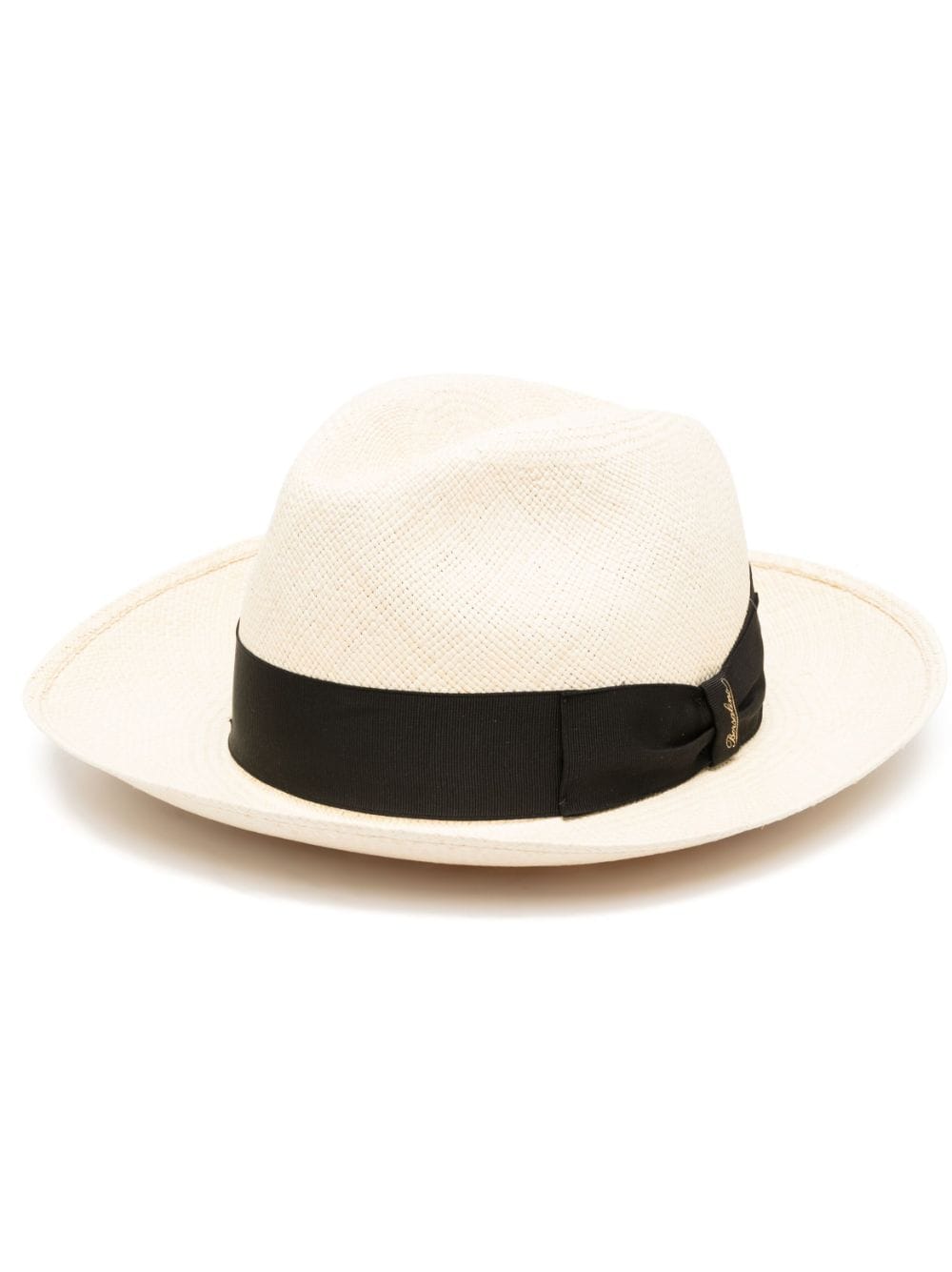 Shop Borsalino Bow-detail Trilby Hat In Neutrals
