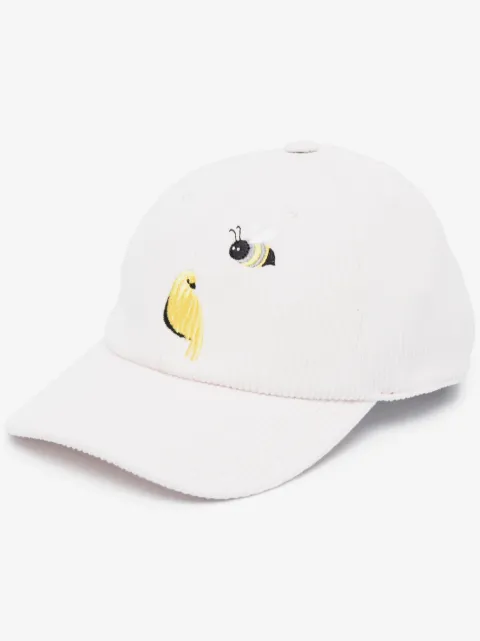 Thom Browne gorra con detalle de pana