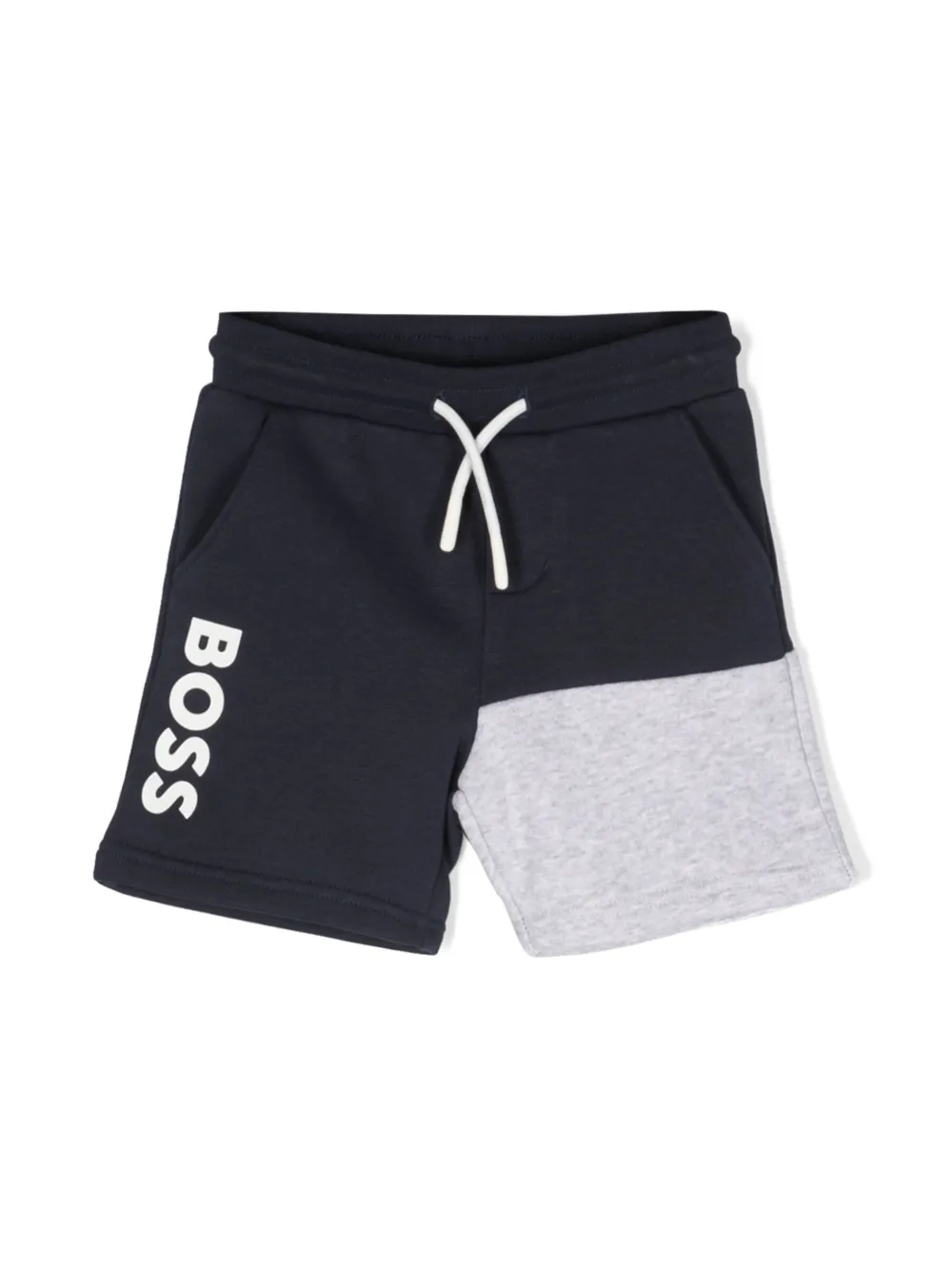 BOSS Kidswear bermudas con diseño patchwork | azul | Image 1