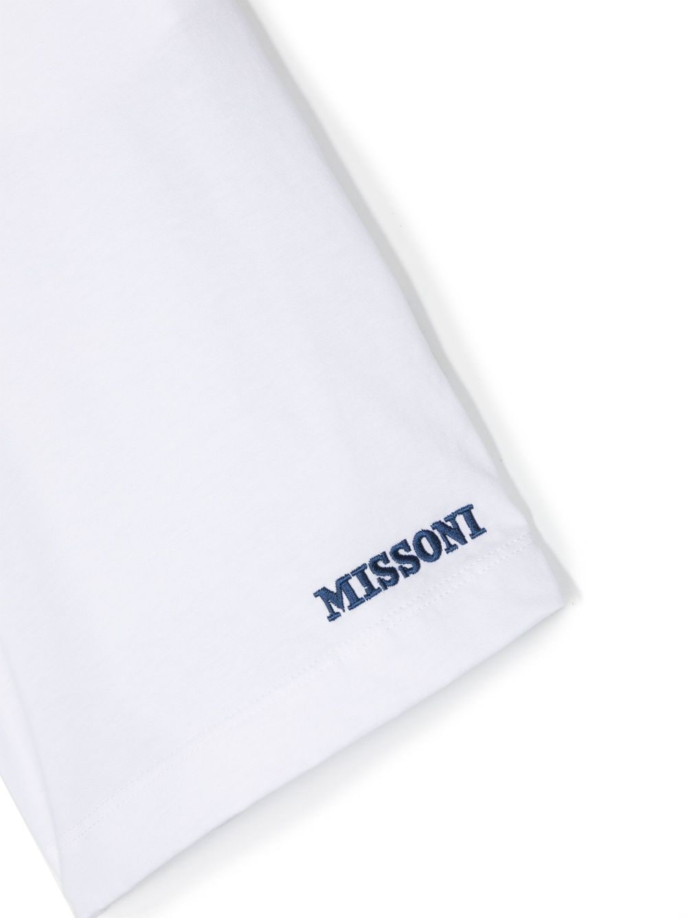 Shop Missoni Logo-detail Bermuda Shorts In White