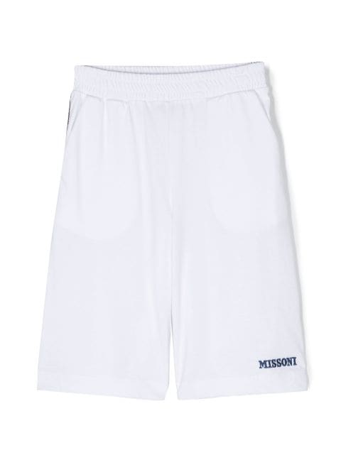 Missoni Kids logo-detail bermuda shorts