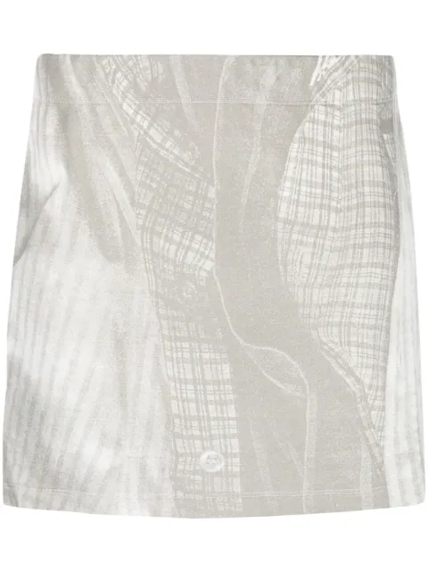Paloma Wool photograph-print organic-cotton mini skirt 