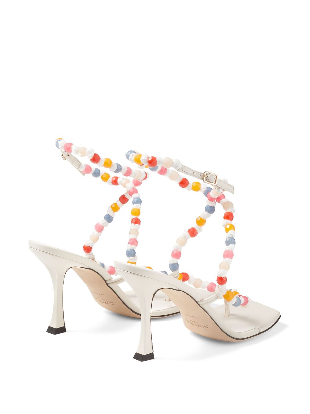 90mm bead-embellished sandals