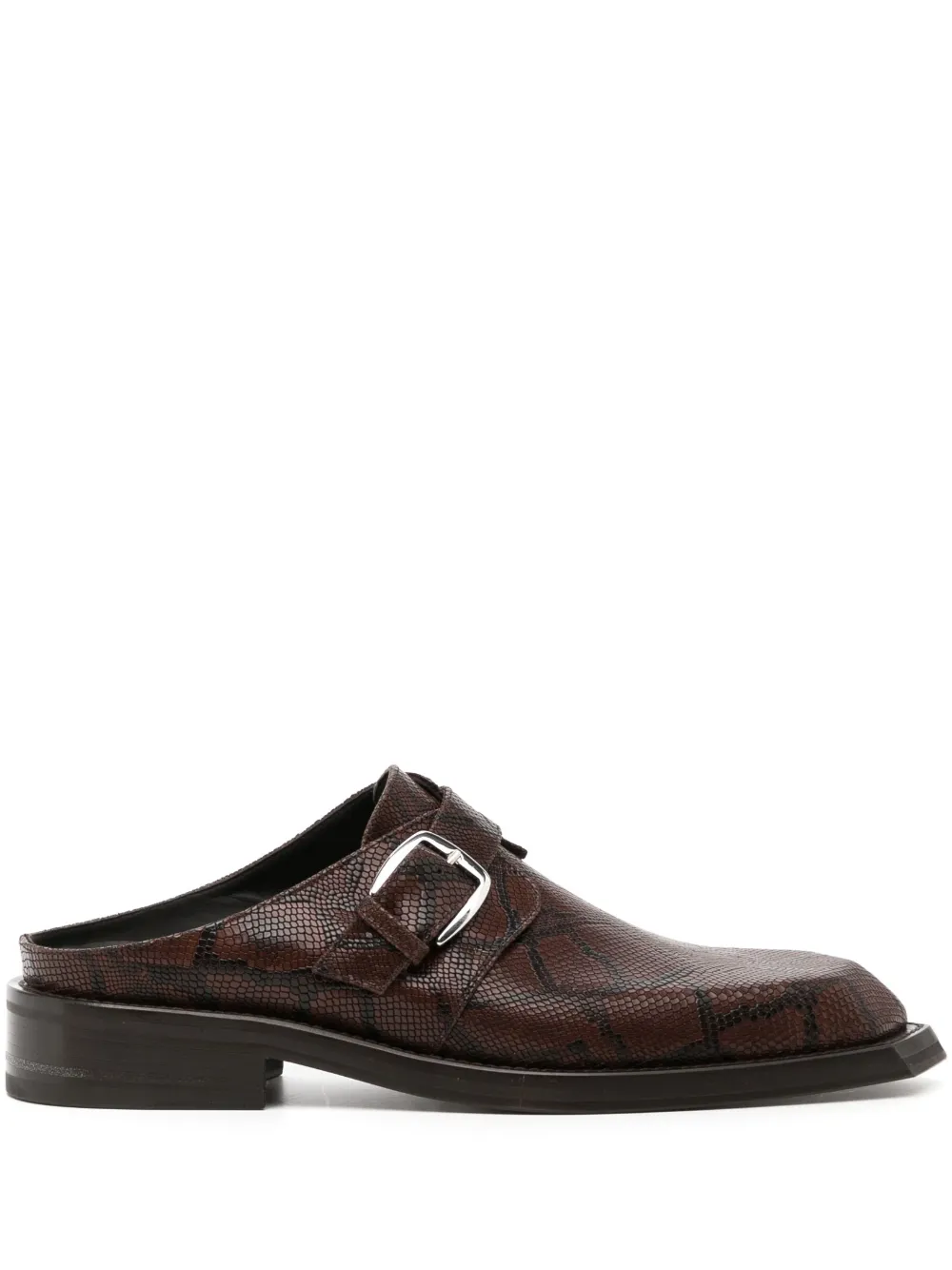 Martine Rose mocassins Chisel - Marron