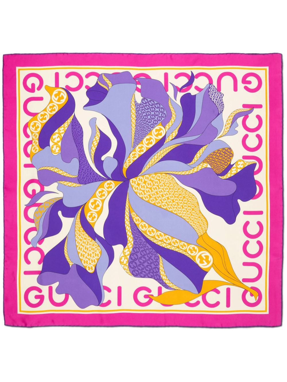 Gucci maxi-flower Print Silk Scarf - Farfetch