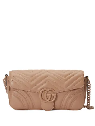 Gucci Mini GG Marmont Shoulder Bag Neutrals FARFETCH IE