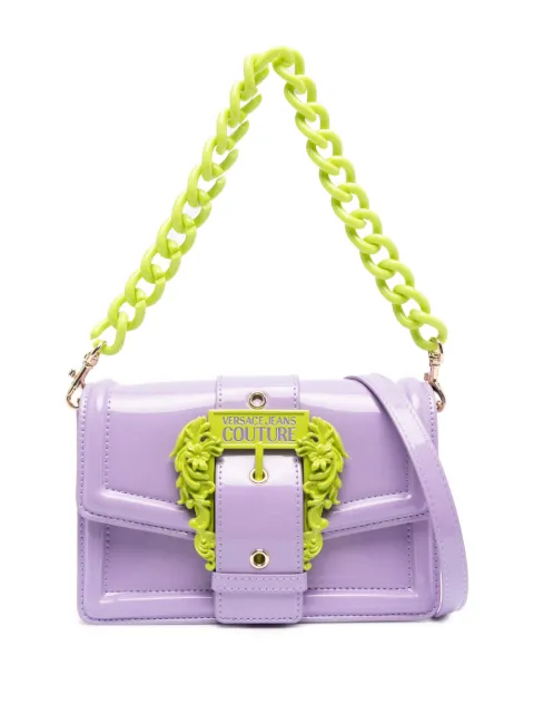 Versace Jeans Couture Baroque buckle shoulder bag