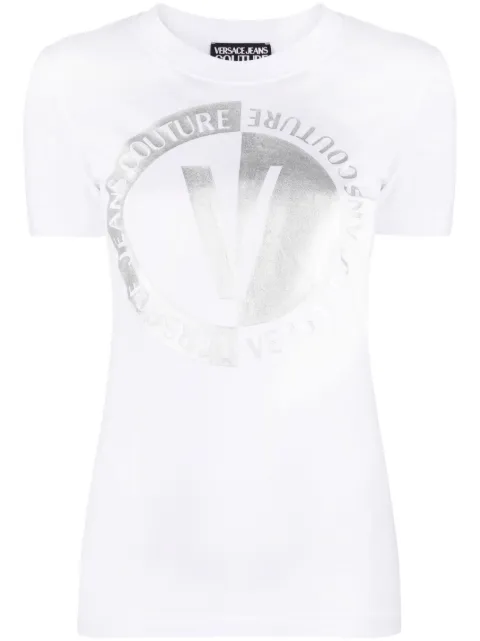 logo-print cotton T-shirt