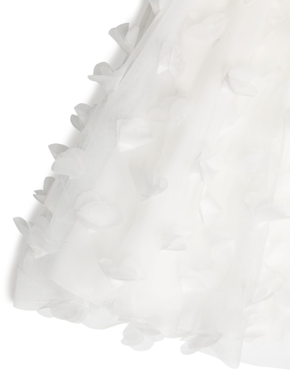 Shop Simonetta Short-sleeve Tulle Dress In White