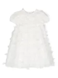 Simonetta short-sleeve tulle dress - White