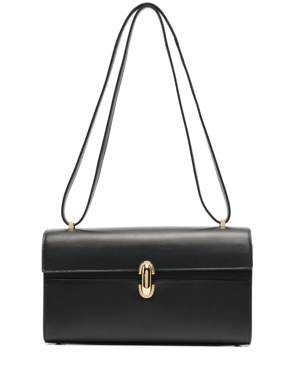 Savette Symmetry 19 leather shoulder bag - Black