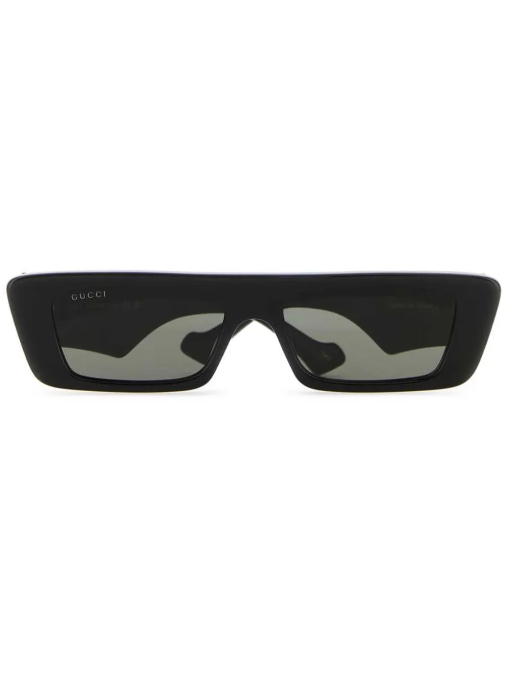 Gucci Eyewear rectangle-frame sunglasses | Black | Image 1