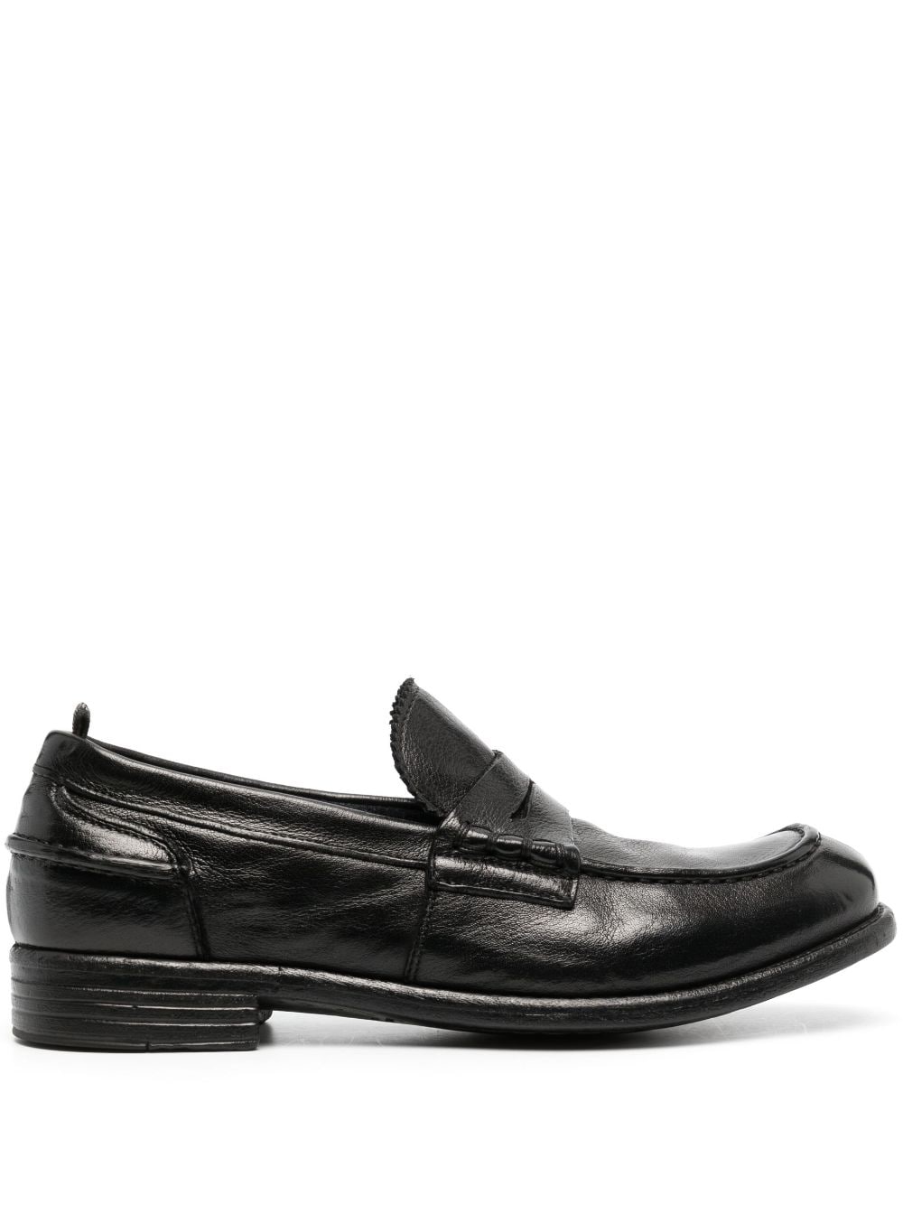 OFFICINE CREATIVE FLAT LEATHER LOAFERS