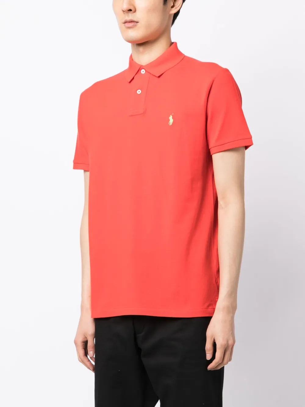 Polo Ralph Lauren Poloshirt met geborduurd logo Rood