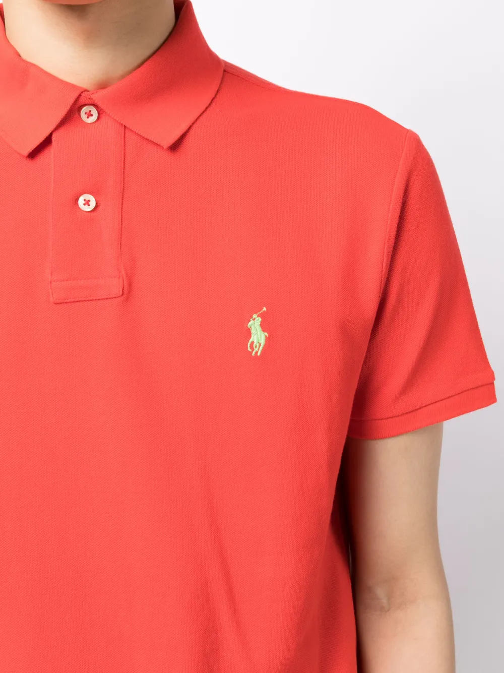 Polo Ralph Lauren Poloshirt met geborduurd logo Rood