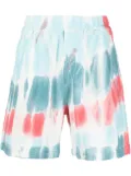 DSQUARED2 distressed-effect cotton shorts - Blue