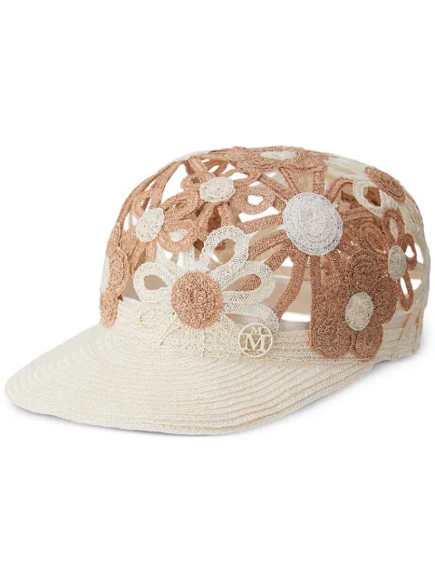 Maison Michel Shariff flower hat 1053021001 - 0