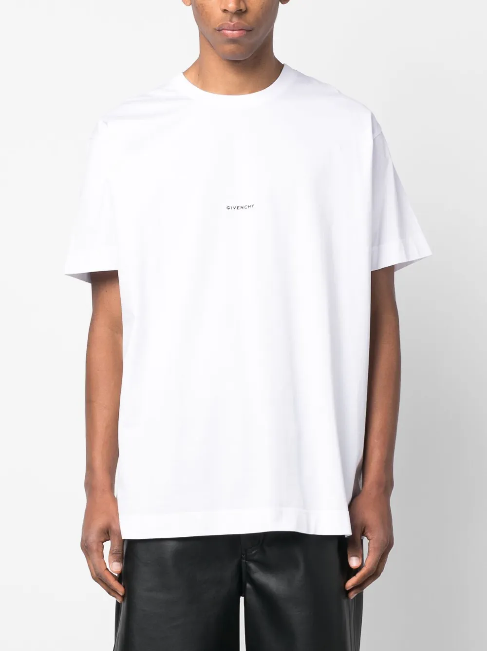 Givenchy T-shirt met logoprint Wit