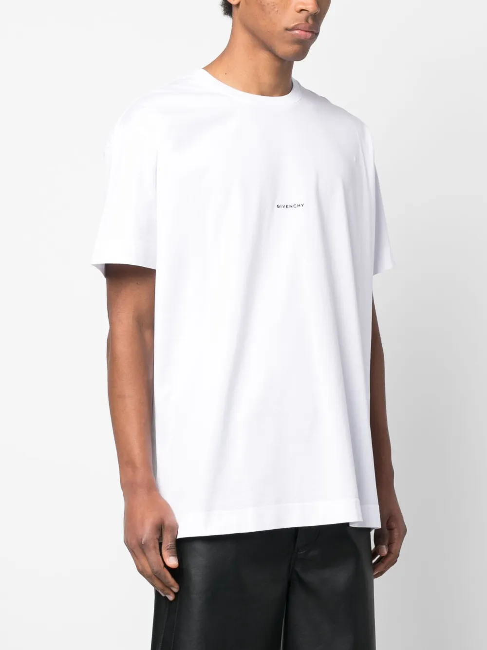 Givenchy T-shirt met logoprint Wit
