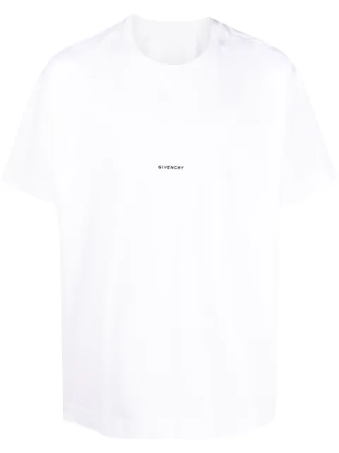 Givenchy playera con logo estampado