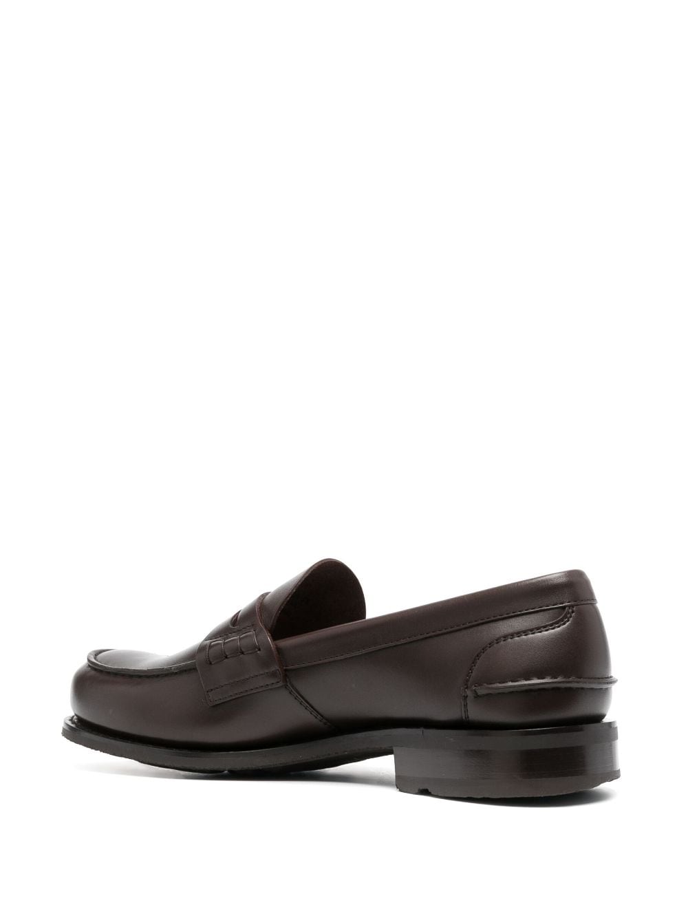 Shop Church's Slip-on Leather Loafers In Brown