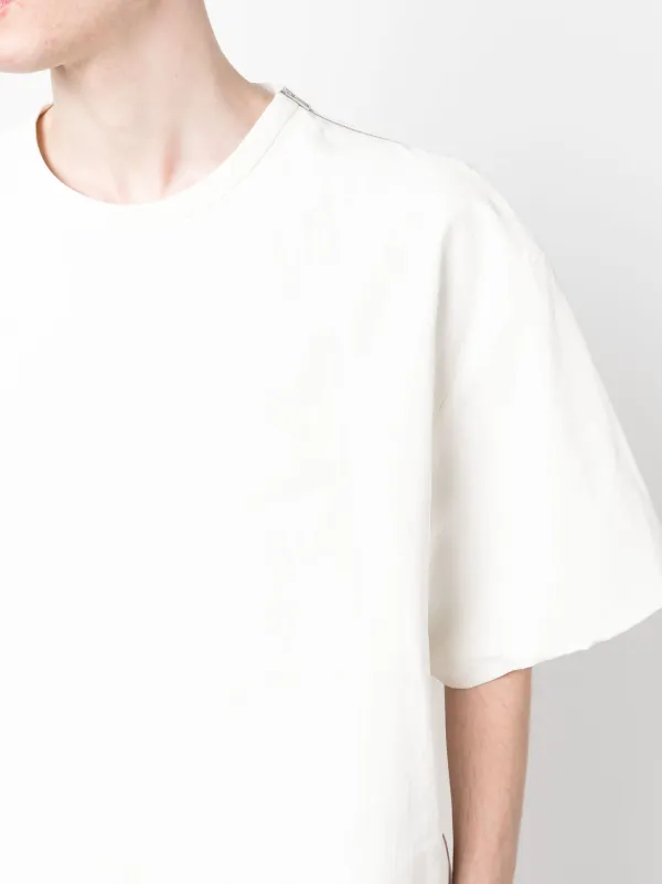◆JIL SANDER◆ オフホワイト オーバーサイズ Tシャツ コットン Jil Sander - long sleeve cotton t-shirt Ivory - The Corner