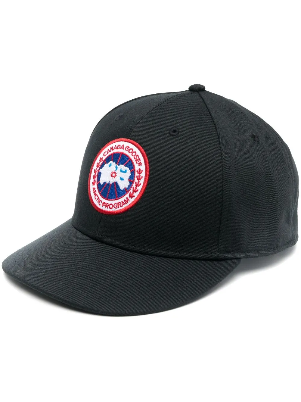 Canada Goose Arctic Disc Logo Baseball Cap In Black