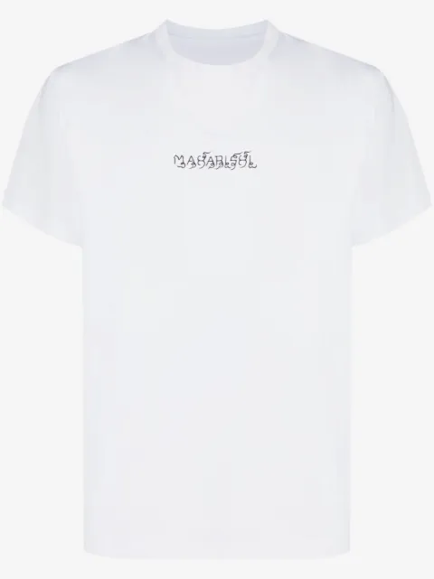 Maharishi logo-print organic cotton T-shirt