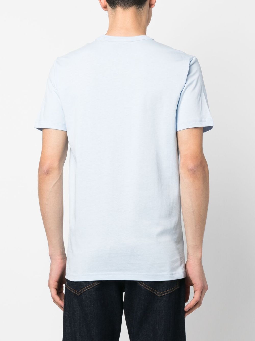 Shop Belstaff Logo-print Cotton T-shirt In Blau