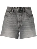 RE/DONE high-waisted denim shorts - Grey