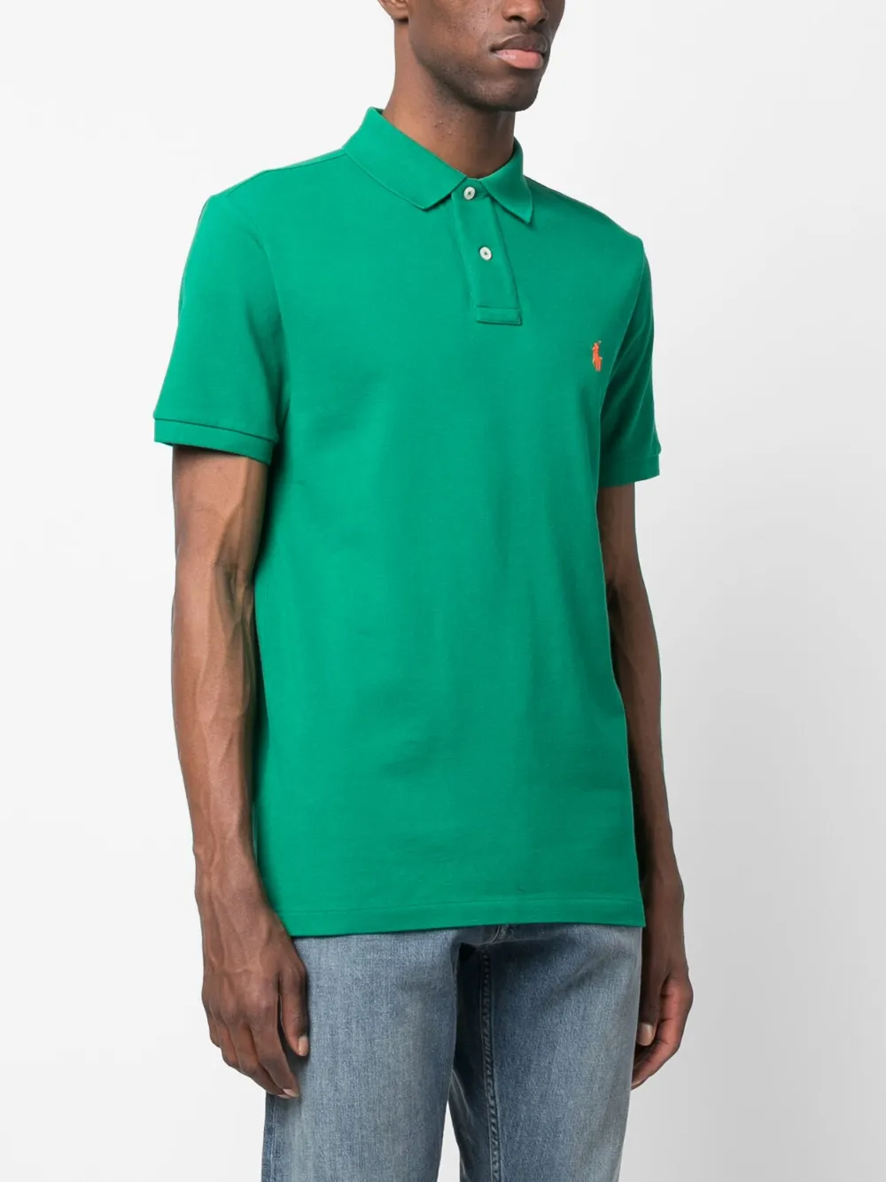 Polo Ralph Lauren Logo embroidered Polo Shirt Farfetch