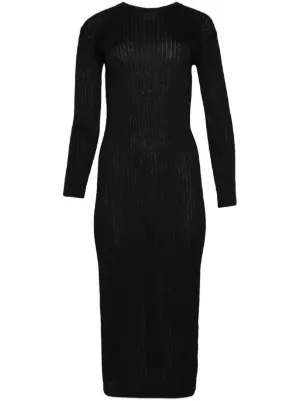Pleats Please Issey Miyake プリーツ ドレス | ブラック | FARFETCH JP