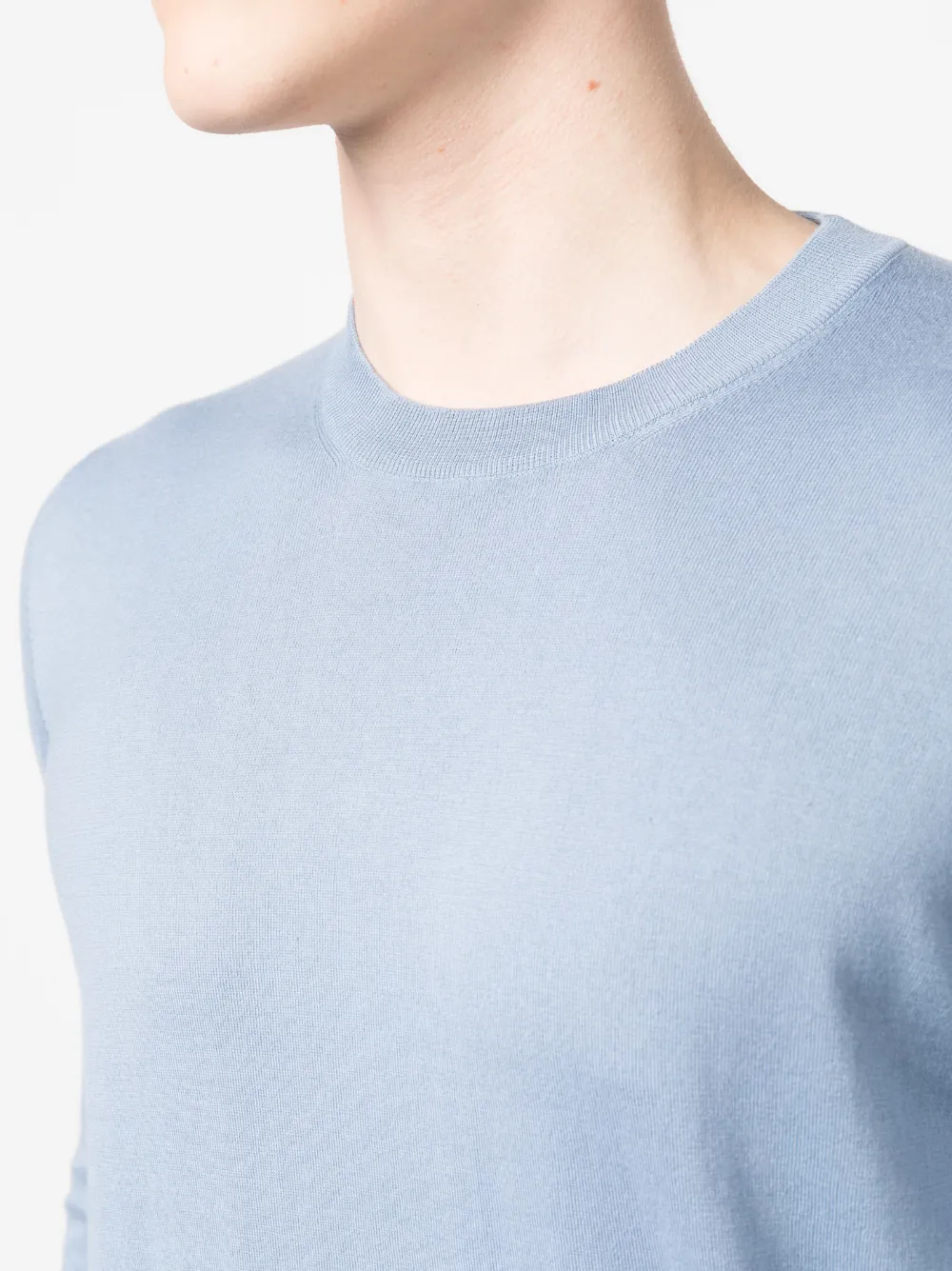 Long-Sleeve Cotton Jumper