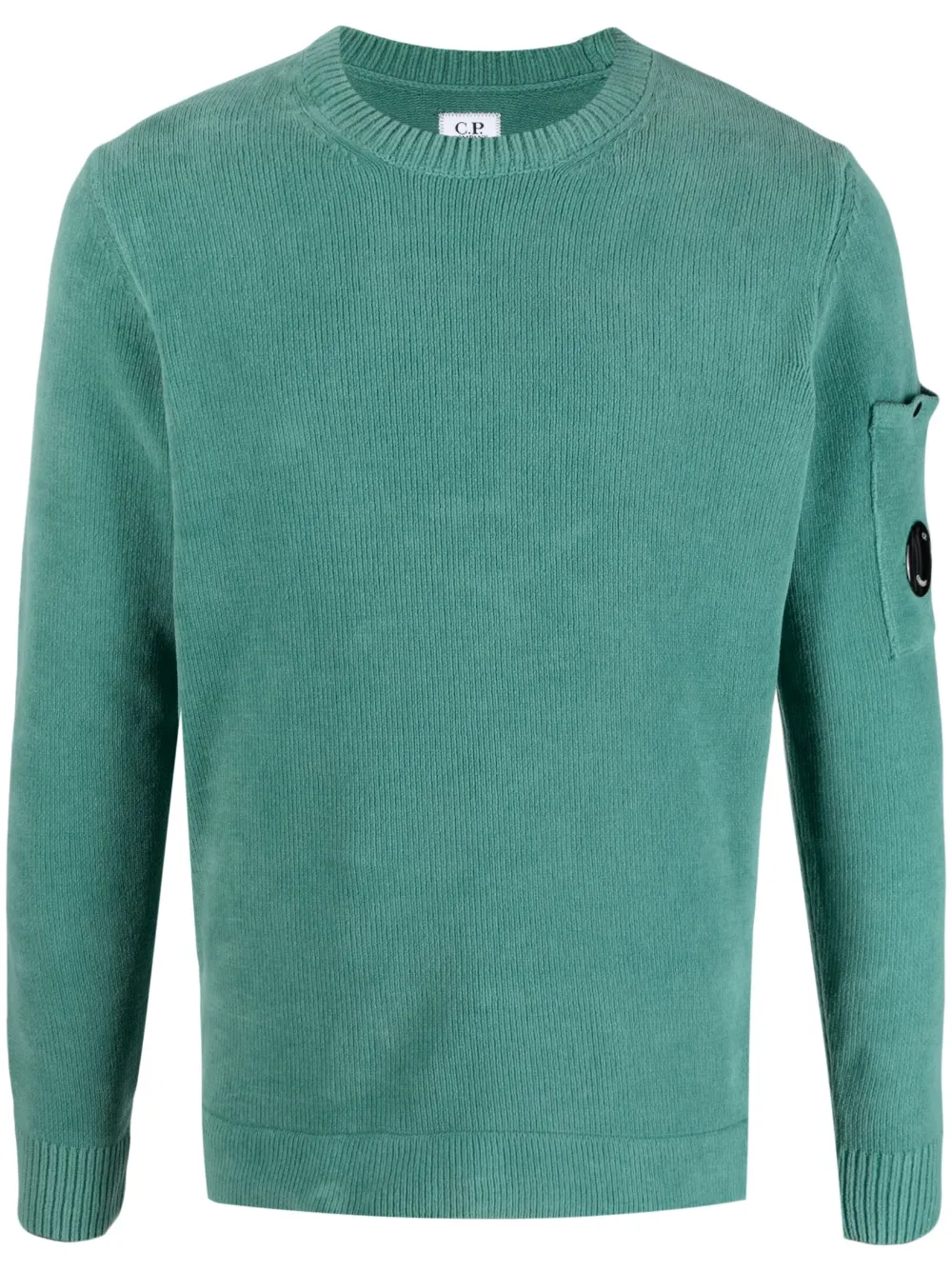 Cp company green on sale jumper