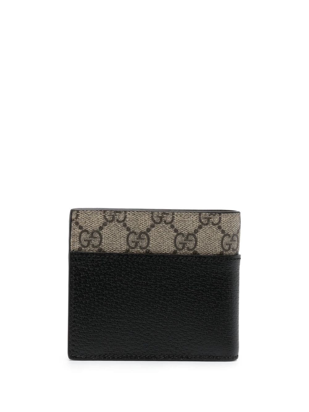 Shop Gucci Interlocking G Bi-fold Wallet In Schwarz