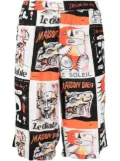 Endless Joy graphic-print bermuda shorts - Multicolour