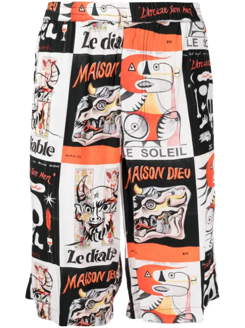 Endless Joy graphic-print bermuda shorts