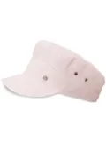 Maison Michel Romy eyelet-detail cotton cap - Pink