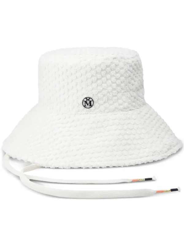 Maison Michel - White Bucket Hat Maison Michel White Jason Bucket Hat Maison Michel main image 2
