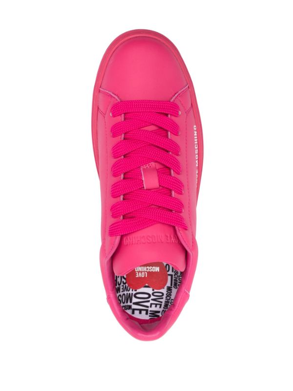 Moschino pink sale shoes