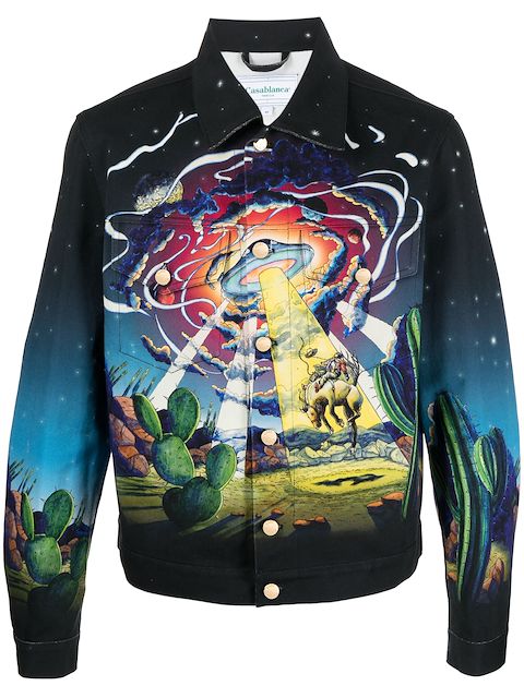 Casablanca Cowboy De L'Espace denim jacket