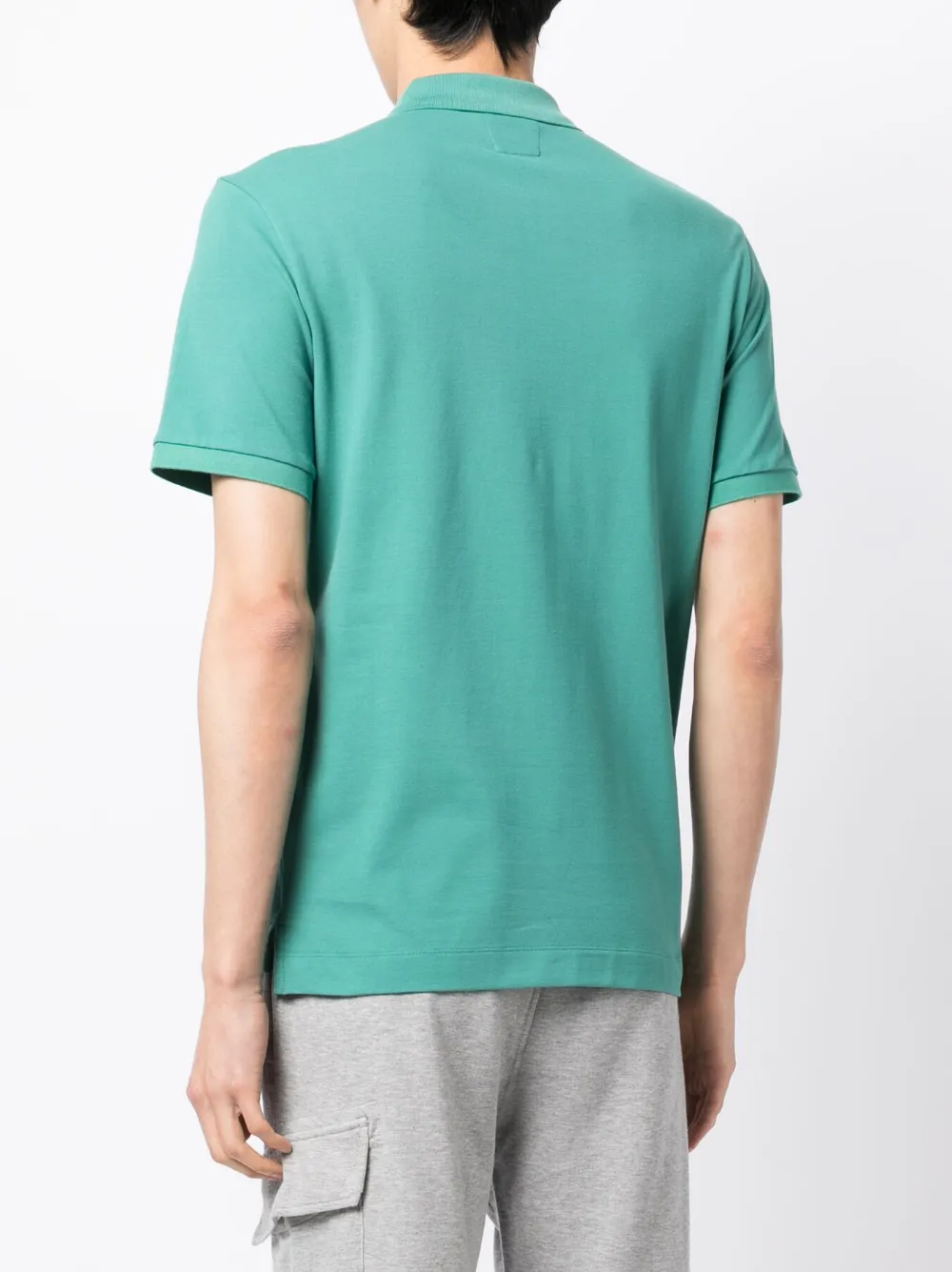 C.P. Company 체스트 로고 패치 폴로 셔츠 Farfetch