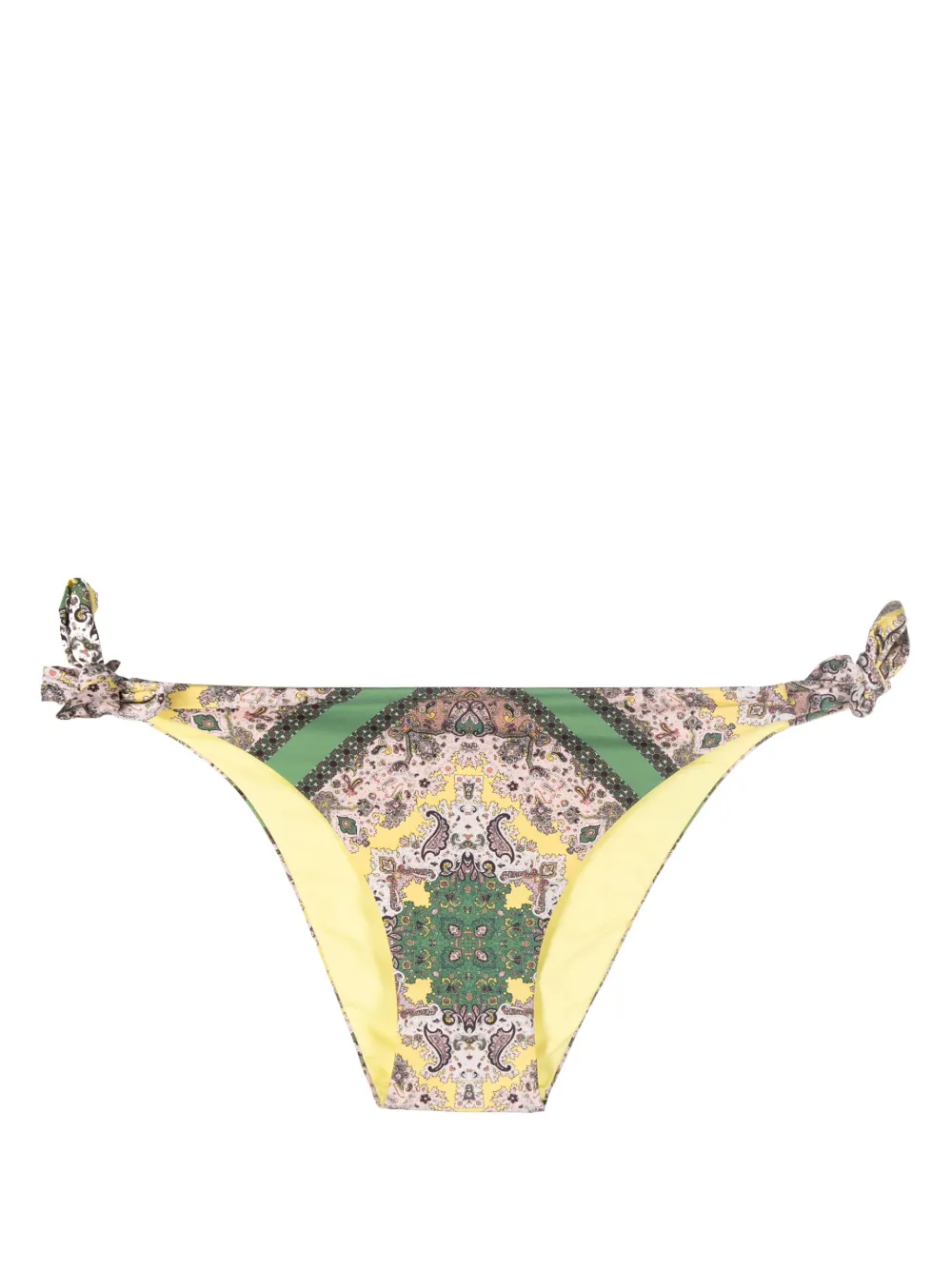 TWINSET bikini bottom con estampado de cachemira | verde | Image 1