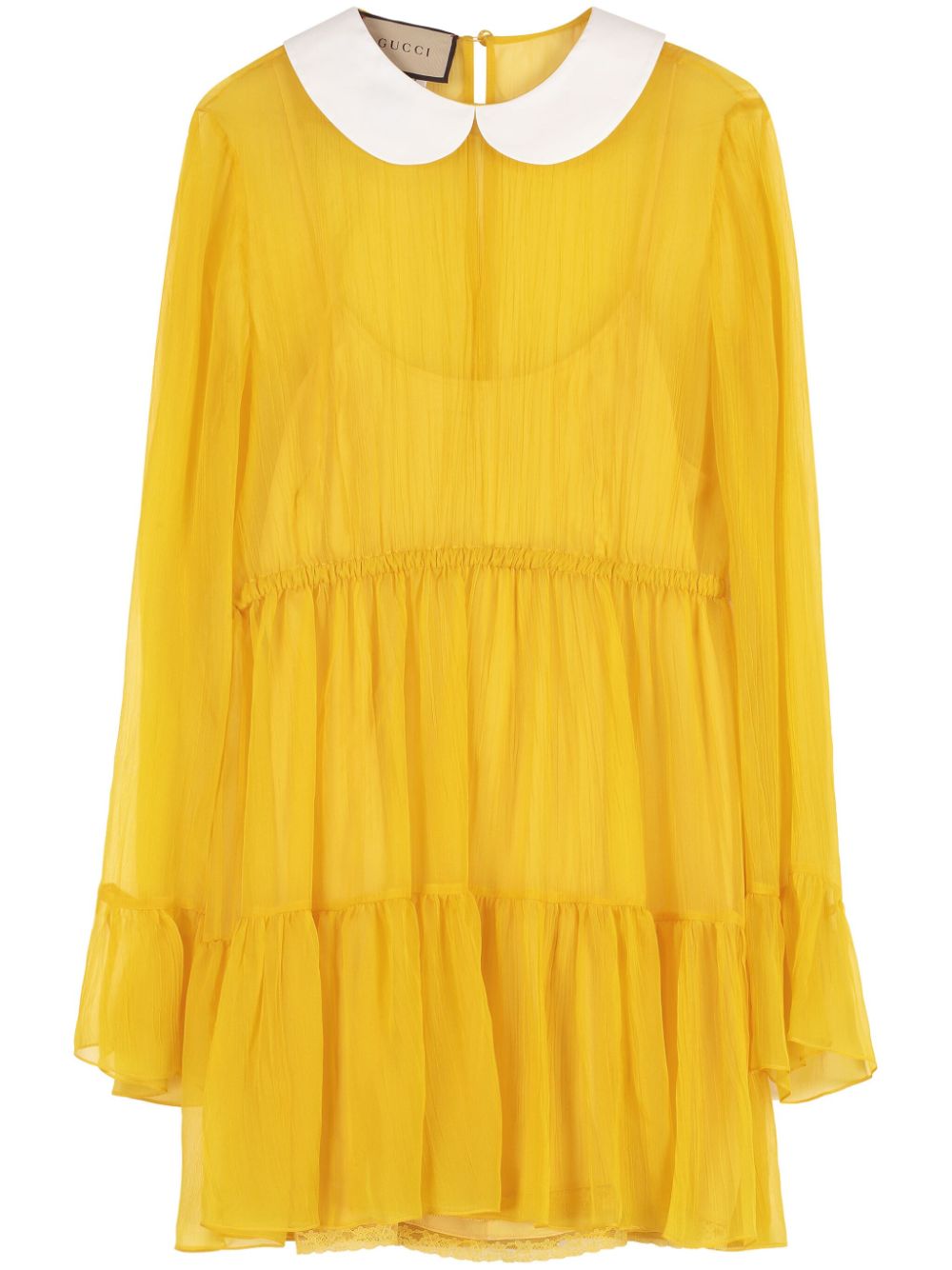 chiffon mini dress