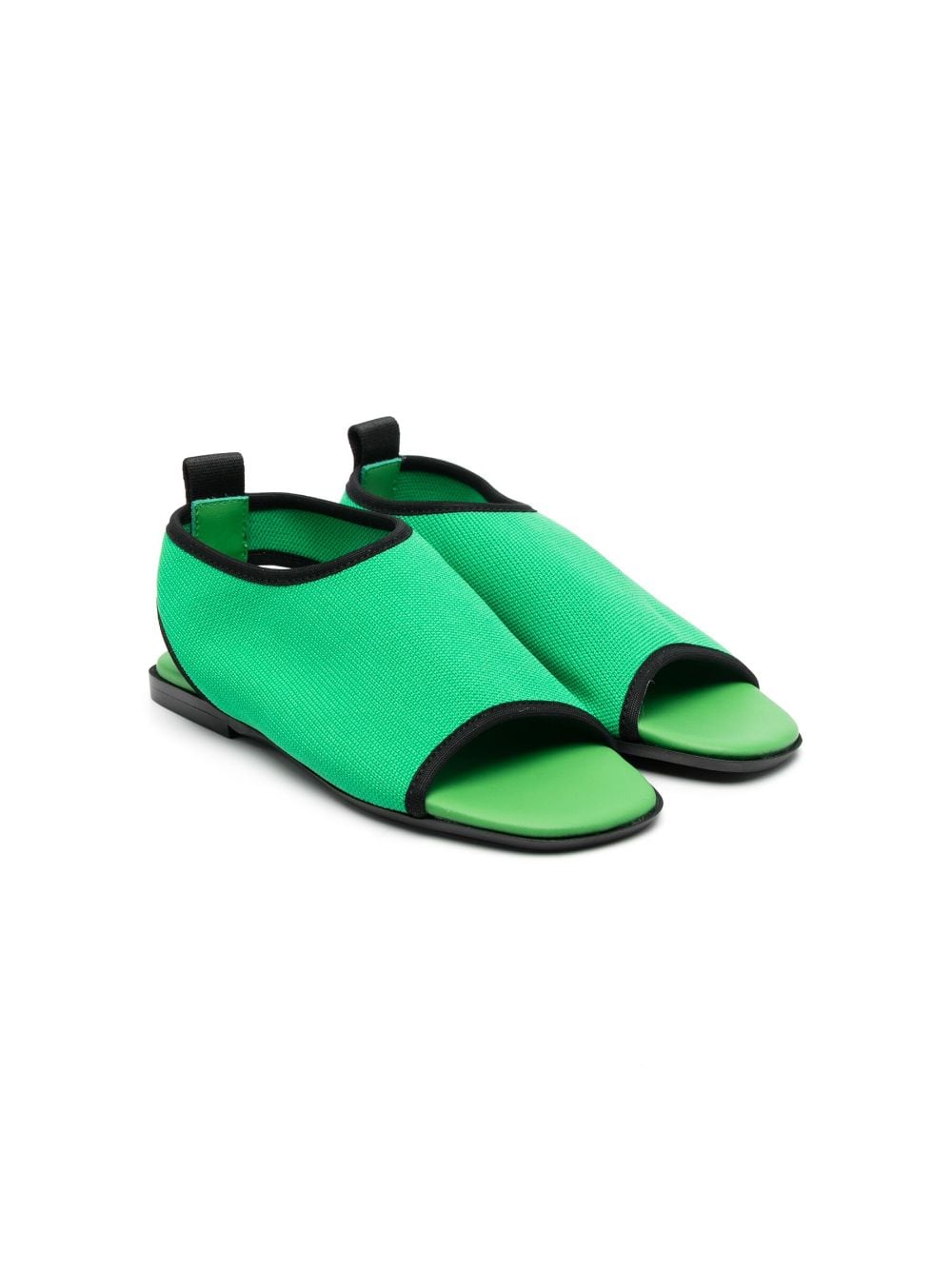 Andrea Montelpare contrasting-trim open-toe sandals - Green
